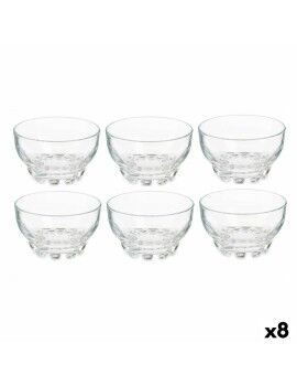 Set de Cuencos Karaman Transparente Vidrio 275 ml (8 Unidades)