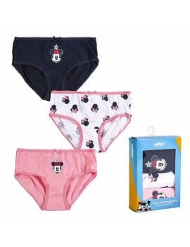 Conjunto de Cuecas para Menina Minnie Mouse 3 Unidades Multicolor