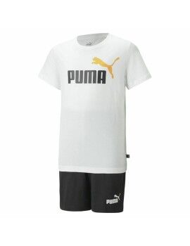 Conjunto Deportivo para Niños Puma Set For All Time  Blanco