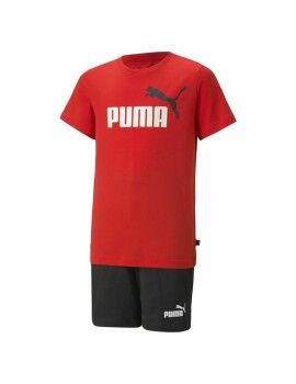 Conjunto Deportivo para Niños Puma Set For All Time Rojo