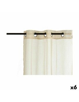 Cortina 140 x 260 cm Beige (6 Unidades)