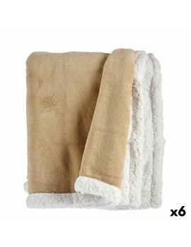 Manta Blanco Beige 130 x 1...