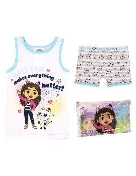 Pijama Infantil Gabby's Dollhouse Cor de Rosa