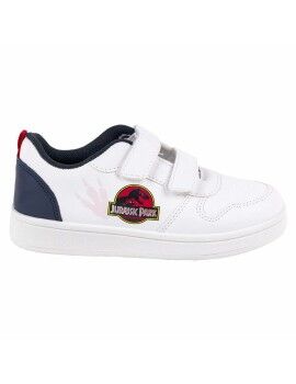 Sapatilhas de Desporto Infantis Jurassic Park Velcro Branco