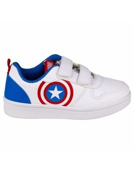 Sapatilhas de Desporto Infantis The Avengers Velcro Branco