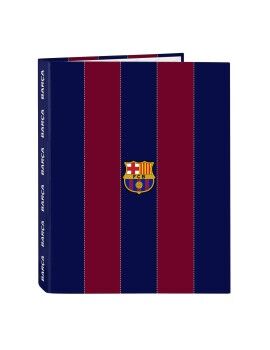 Carpeta de anillas F.C. Barcelona Rojo Azul marino A4 26.5 x 33 x 4 cm