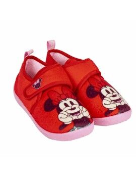 Chinelos de casa Minnie Mouse Vermelho Velcro