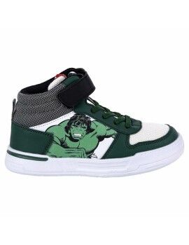 Botas Casual Infantiles The Avengers Hulk Verde