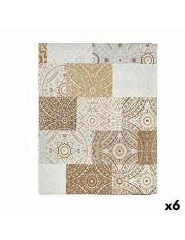 Mantel Loneta Antimanchas Azulejo 140 x 180 cm Beige (6 Unidades)