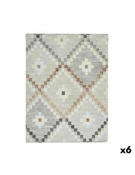 Mantel Loneta Antimanchas Rombos 140 x 180 cm Beige (6 Unidades)