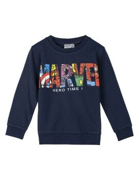 Sudadera sin Capucha Niño Marvel Azul oscuro