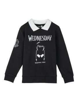 Sudadera sin Capucha Niño Wednesday Gris oscuro