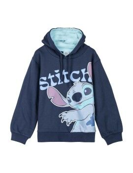 Sudadera con Capucha Niño Stitch Azul oscuro