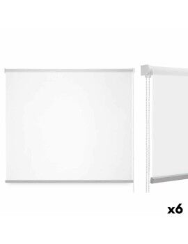 Estore de enrolar Branco Tecido Plástico 120 x 180 cm (6 Unidades)