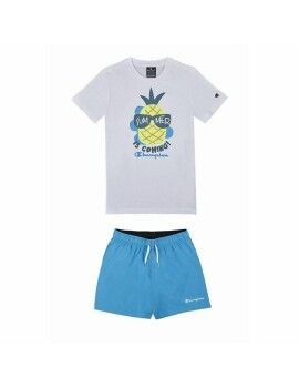 Conjunto Deportivo para Niños Champion Blanco 2 Piezas