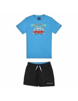 Conjunto Deportivo para Niños Champion Azul 2 Piezas Aguamarina