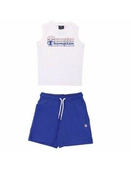 Conjunto Deportivo para Niños Champion Blanco 2 Piezas Azul