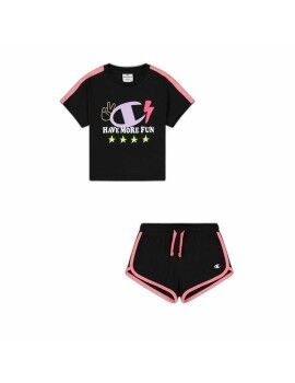 Conjunto Deportivo para Niños Champion Negro 2 Piezas