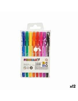 Set de Bolígrafos Multicolor (12 Unidades)