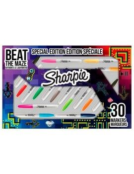 Conjunto de Canetas de Feltro Sharpie 30 Peças Multicolor