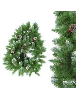 Grinalda de Natal PVC Verde Natural Abacaxis 270 x 28 x 14 cm