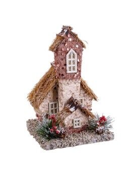 Adorno Navideño Multicolor Natural Polyfoam Casa 15,5 x 16 x 24,5 cm