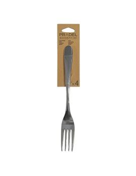 Set de Tenedores Pradel essentiel Ondine Acero Metal 18 cm (4 Unidades)