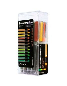 Set de Rotuladores Karin Brushmarker Pro - Sun and Tree Colours 12 Piezas