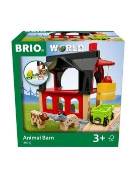 Conjunto de brinquedos Ravensburger Animal barn Madeira