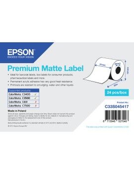 Rolo Papel Térmico Epson C33S045417 (1 Unidade)