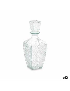 Botella de Cristal Licor Estrellas Transparente 900 ml (12 Unidades)