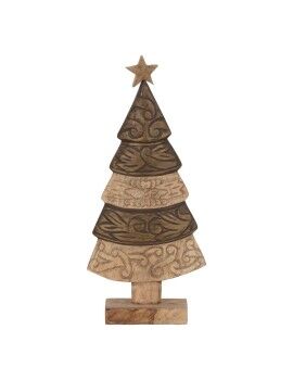 Adorno Navideño Marrón Madera de mango Árbol de Navidad 23,5 x 9 x 50 cm