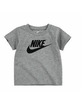 Camiseta de Manga Corta Infantil Nike Futura SS Gris oscuro