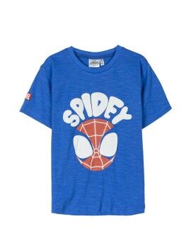 Camiseta de Manga Corta Infantil Spidey Azul