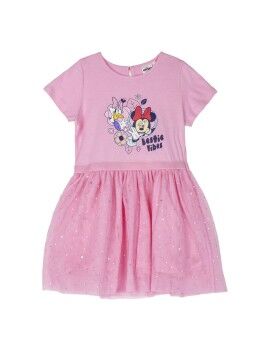 Vestido Minnie Mouse Cor de Rosa