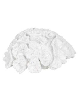 Figura Decorativa Branco Coral 23 x 22 x 11 cm