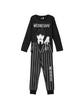 Pijama Infantil Wednesday Gris oscuro