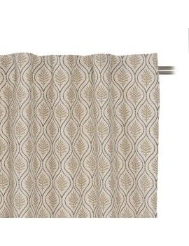 Cortina Beige Estampado 140 x 270 cm