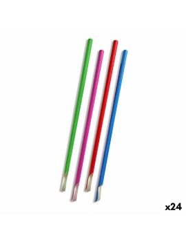 Palhinhas Algon Cartão Multicolor Colher 25 Peças 24 Unidades