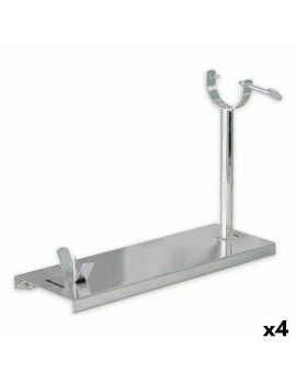 Suporte para Presunto de Aço Inoxidável Quttin 108689 (49 x 16 x 3 cm) (4 Unidades)