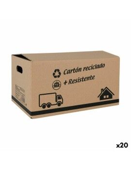 Caixa de Armazenagem com Tampa Confortime Cartão 40 X 25 X 20 cm (20 Unidades)