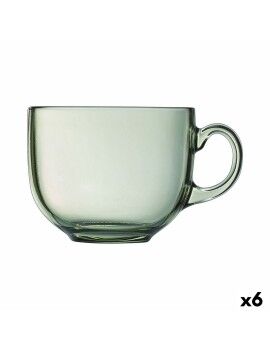 Taza Luminarc Alba Verde Vidrio 500 ml (6 Unidades)