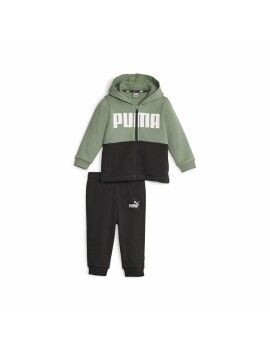 Chándal para Bebé Puma Minicats Colorblockk Negro Verde