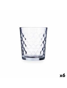 Vaso Quid Diamond Urban Transparente Vidrio 360 ml (6 Unidades)