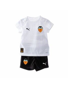 Conjunto de Desporto para Bebé Puma Valencia CF Branco Preto