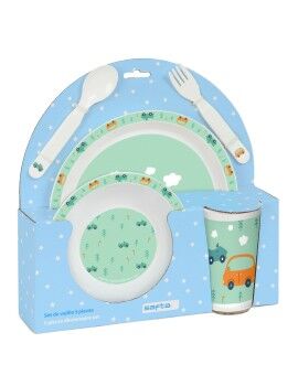 Set de Menaje Infantil Safta Coches (5 Piezas)