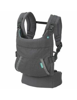 Mochila Portabebé Infantino Cuddle Up Bear Gris + 0 Años + 0 Meses