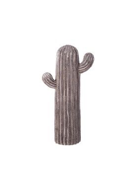 Figura Decorativa Gris Cactus 25 x 14 x 47,5 cm