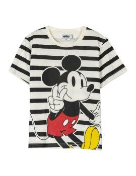 Camisola de Manga Curta Infantil Mickey Mouse Multicolor