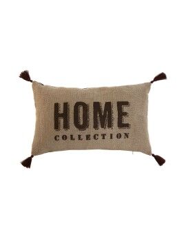 Almofada Home ESPRIT Natural Borlas Boho 50 x 5 x 30 cm